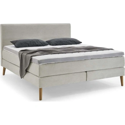 Béžová boxspring postel 160x200 cm Linea – Meise Möbel