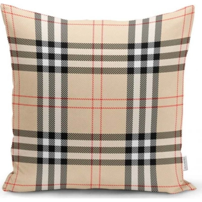 Béžový dekorativní povlak na polštář Minimalist Cushion Covers Flannel, 45 x 45 cm