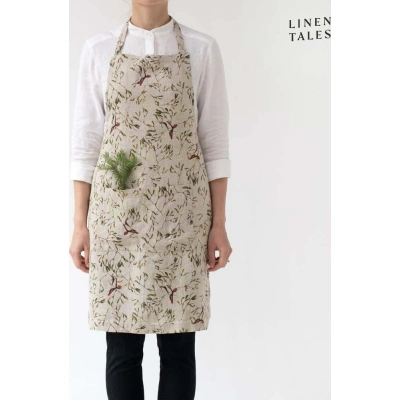 Lněná zástěra s vánočním motivem – Linen Tales