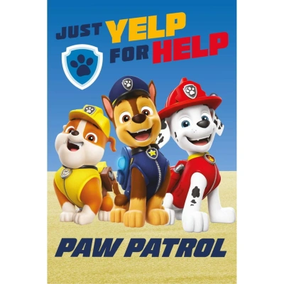 Fleecová dětská deka 100x150 cm Paw Patrol – Jerry Fabrics