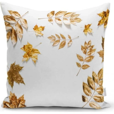 Povlak na polštář Minimalist Cushion Covers Golden Leaves, 42 x 42 cm