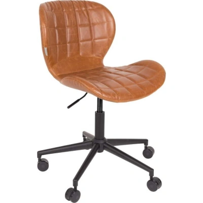 Hnědá kancelářská židle Zuiver Office Chair OMG