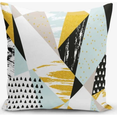 Povlak na polštář s příměsí bavlny Minimalist Cushion Covers Liandnse Modern Geometric Sekiller, 45 x 45 cm