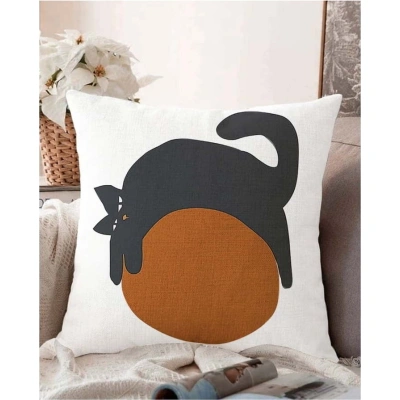 Povlak na polštář s příměsí bavlny Minimalist Cushion Covers Kitty, 55 x 55 cm