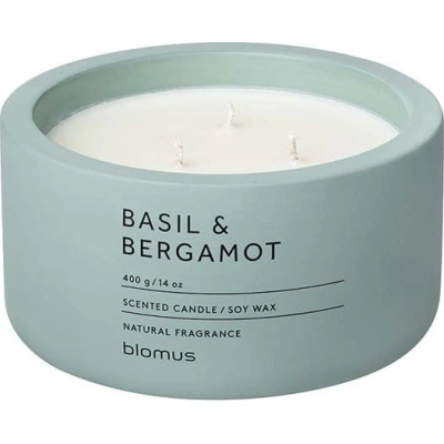 Vonná sojová svíčka doba hoření 25 h Fraga: Basil & Bergamot – Blomus