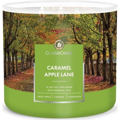 Vonná svíčka Goose Creek Caramel Apple Lane, doba hoření 35 h