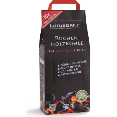 Dřevěné uhlí LotusGrill, 2,5 kg