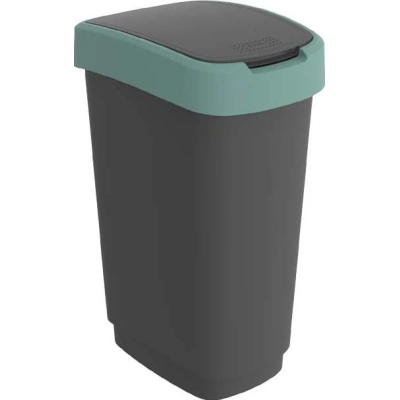 Odpadkový koš z recyklovaného plastu 50 l Twist - Rotho