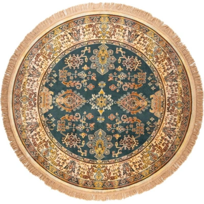 Béžový kulatý koberec ø 160 cm Raz – White Label