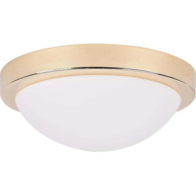 Stropní svítidlo ve zlaté barvě se skleněným stínidlem ø 28 cm Roda – Candellux Lighting