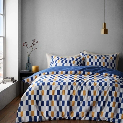 Bavlněné povlečení na dvoulůžko 200x200 cm Oblong Checkerboard – Content by Terence Conran