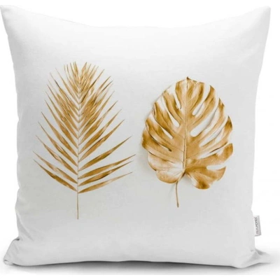 Povlak na polštář Minimalist Cushion Covers Golden Leafes, 45 x 45 cm