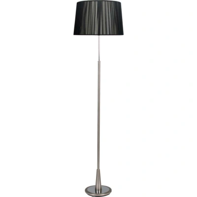 Stojací lampa v černo-stříbrné barvě (výška 146 cm) Dera – Candellux Lighting