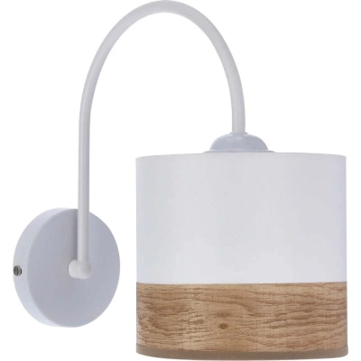 Bílé nástěnné svítidlo ø 15 cm Bianco – Candellux Lighting