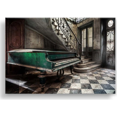 Obraz Styler Canvas Silver Uno Piano, 85 x 113 cm