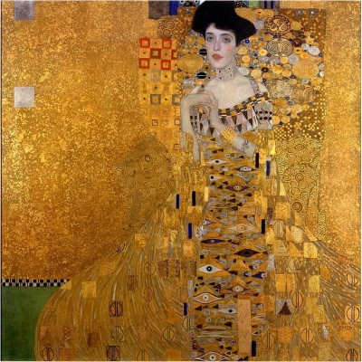 Reprodukce obrazu Gustav Klimt - Adele Bloch Bauer I, 40 x 40 cm