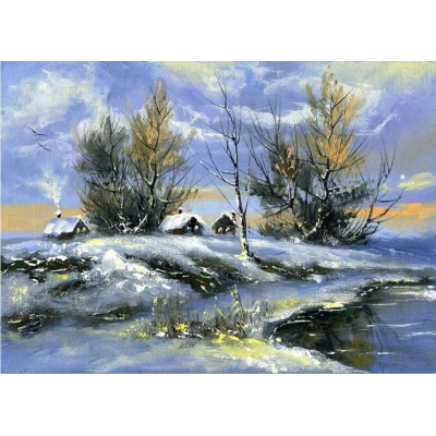 Obraz 70x50 cm Winter – Wallity