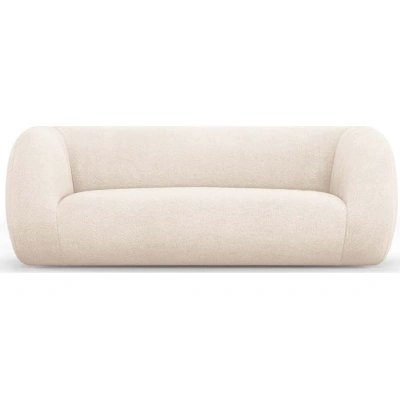 Krémová pohovka z textilie bouclé 210 cm Essen – Cosmopolitan Design