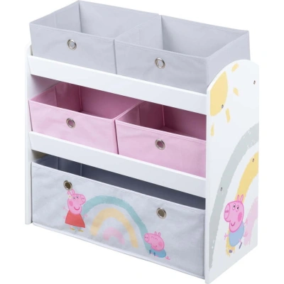 Dětský organizér na hračky 63.5x29.5x67 cm Peppa Pig – Roba