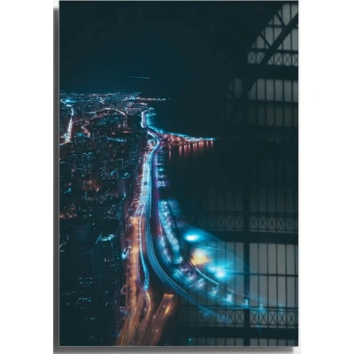 Skleněný obraz 50x70 cm Night Way – Wallity