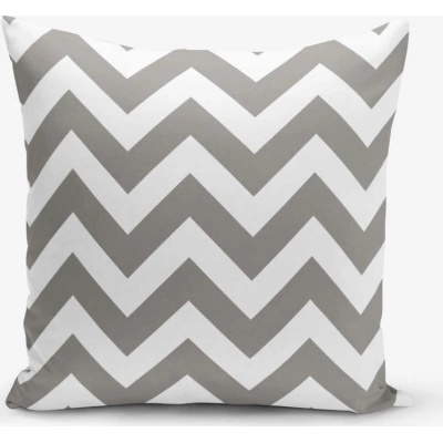 Povlak na polštář s příměsí bavlny Minimalist Cushion Covers Stripes, 45 x 45 cm