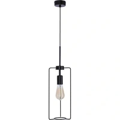 Černé kovové závěsné svítidlo ø 25 cm Cord – Candellux Lighting