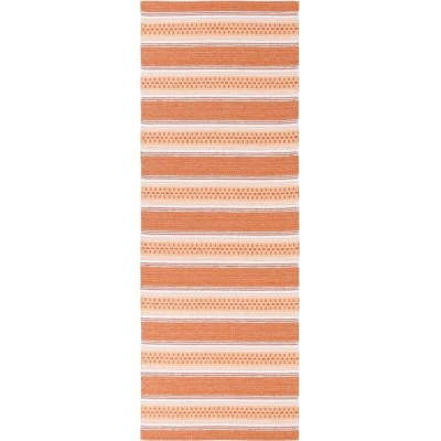 Oranžový koberec vhodný do exteriéru Narma Runö, 70 x 100 cm