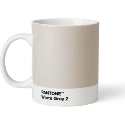 Šedý keramický hrnek 375 ml Warm Gray 2 – Pantone