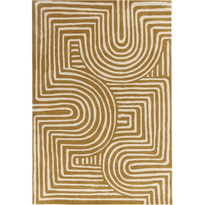 Okrově žlutý vlněný koberec 160x230 cm Reef – Asiatic Carpets