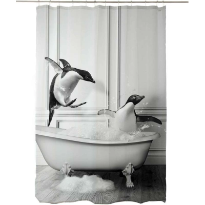 Sprchový závěs 175x180 cm Showe Penguin – Little Nice Things