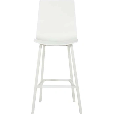 Bílé plastové zahradní barové židle v sadě 2 ks Sophie Wave – Hartman