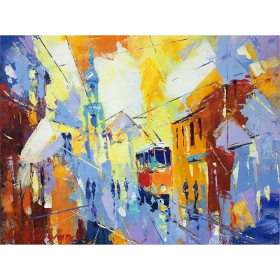 Obraz 100x70 cm Town – Wallity