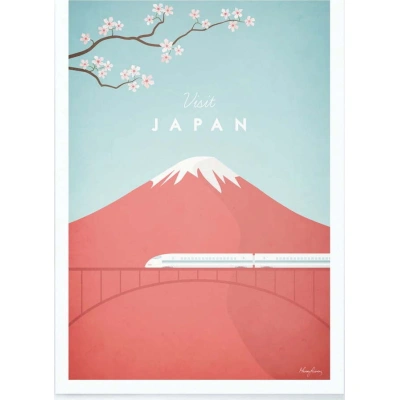 Plakát Travelposter Japan, 30 x 40 cm