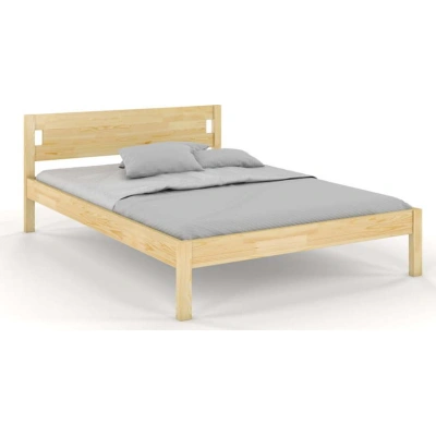 Jednolůžková postel z borovicového dřeva 120x200 cm v přírodní barvě Laxbaken – Skandica