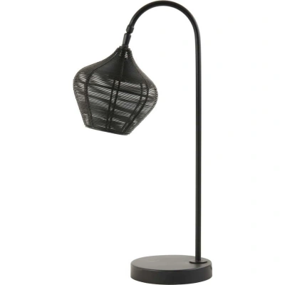 Černá stolní lampa (výška 61 cm) Alvaro – Light & Living