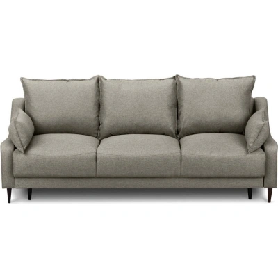 Světle hnědá rozkládací pohovka s úložným prostorem Mazzini Sofas Ancolie, 215 cm