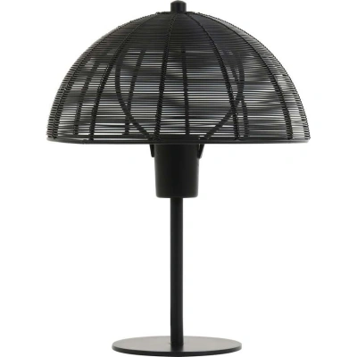 Černá stolní lampa (výška 33 cm) Klobu – Light & Living