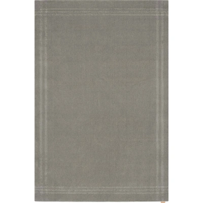 Světle šedý vlněný koberec 133x190 cm Calisia M Grid Rim – Agnella