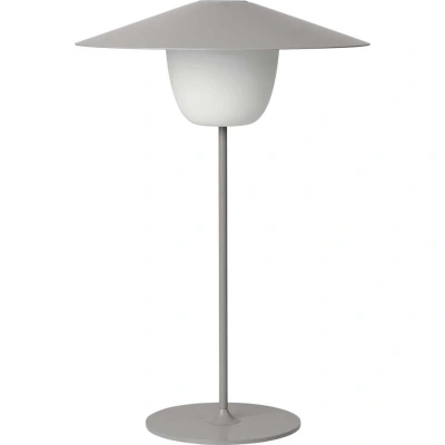 Světle šedá střední led lampa Blomus Ani Lamp