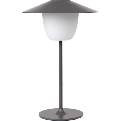 Šedá nízká led lampa Blomus Ani Lamp