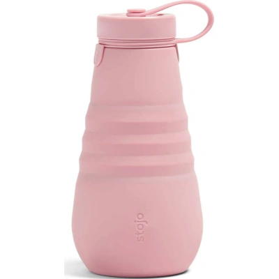 Růžová skládací láhev Stojo Bottle Carnation, 590 ml