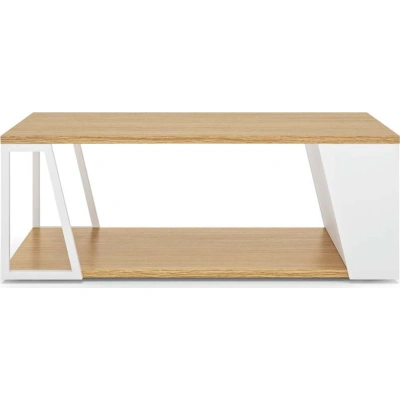 Konferenční stolek s deskou v dubovém dekoru 100x55 cm Albi - TemaHome