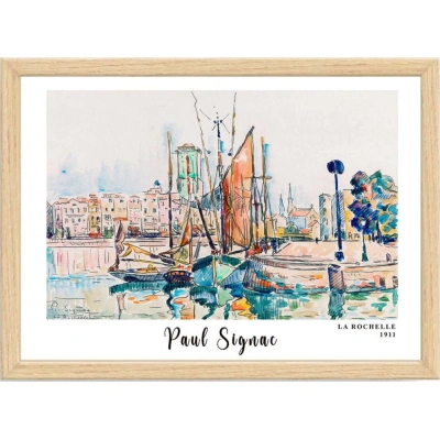 Plakát v rámu 45x35 cm Paul Signac – Wallity