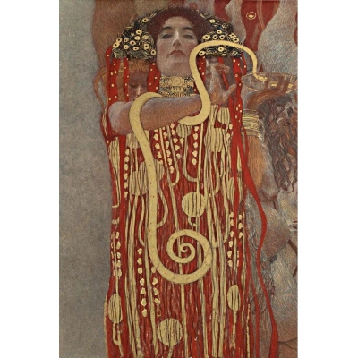 Obraz - reprodukce 40x60 cm Hygieia, Gustav Klimt – Fedkolor