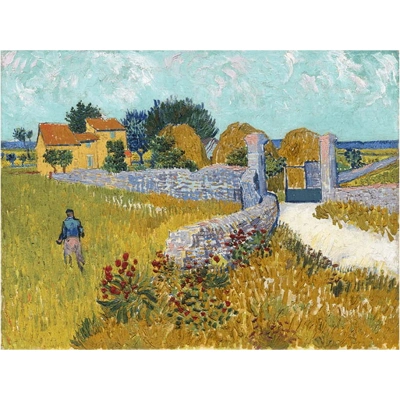 Reprodukce obrazu Vincenta van Gogha - Farmhouse in Provence, 40 x 30 cm