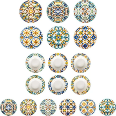 Porcelánové talíře v sadě 18 ks Medicea – Brandani