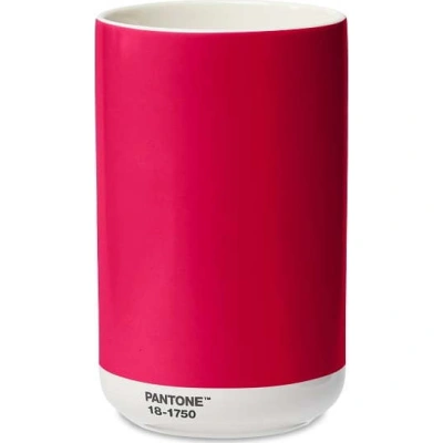 Tmavě růžová keramická váza – Pantone