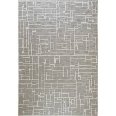 Šedo-béžový koberec 60x110 cm Jaipur – Webtappeti