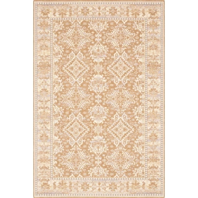 Světle hnědý vlněný koberec 133x180 cm Carol – Agnella