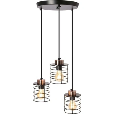 Černé kovové závěsné svítidlo Glob – Candellux Lighting